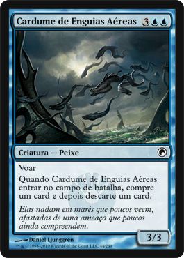 Cardume de Enguias Aéreas (Sky-Eel School)