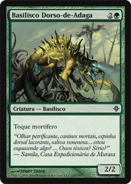 Basilisco Dorso-de-Adaga (Daggerback Basilisk)